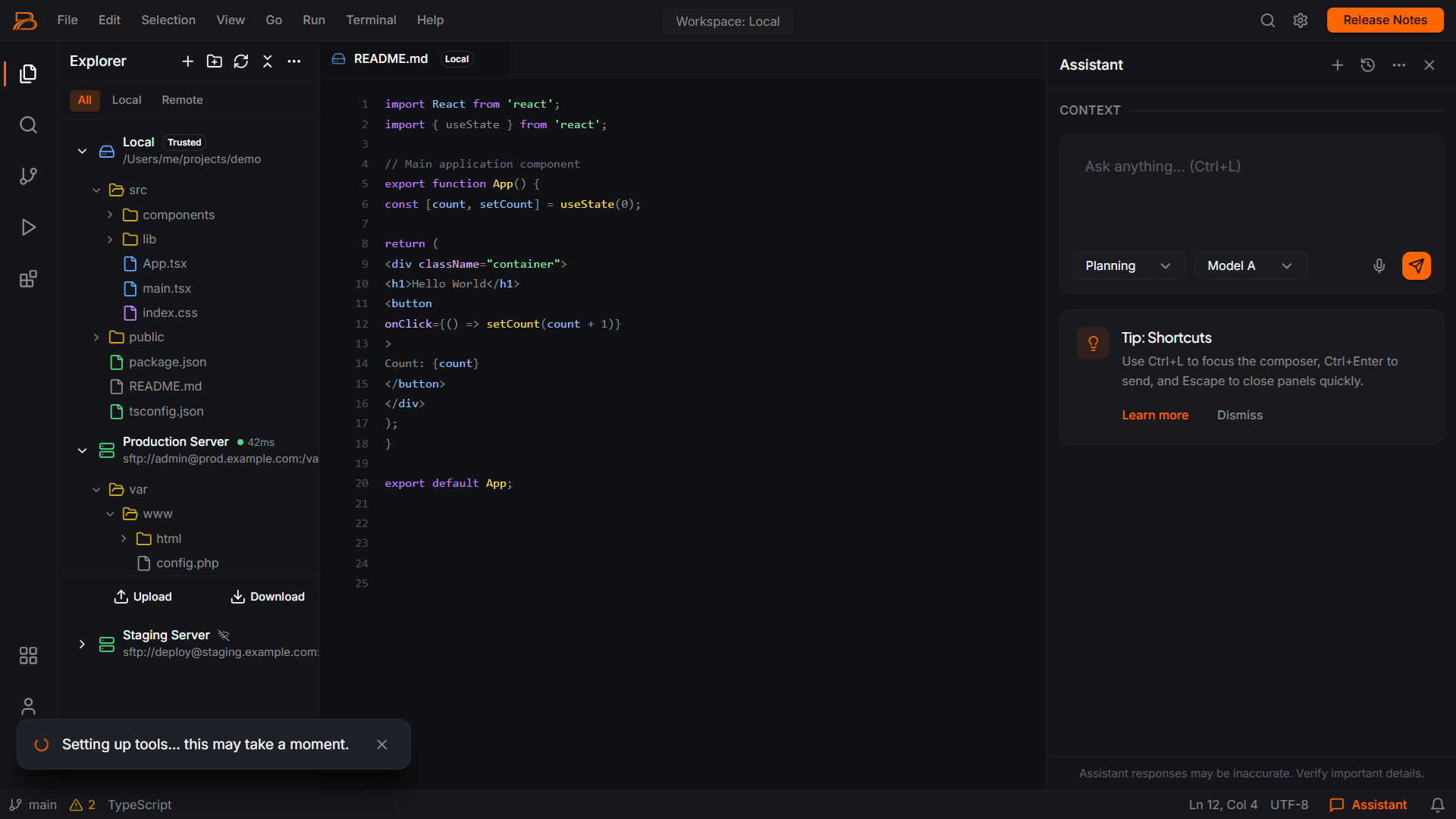 Benchlane AI Studio preview